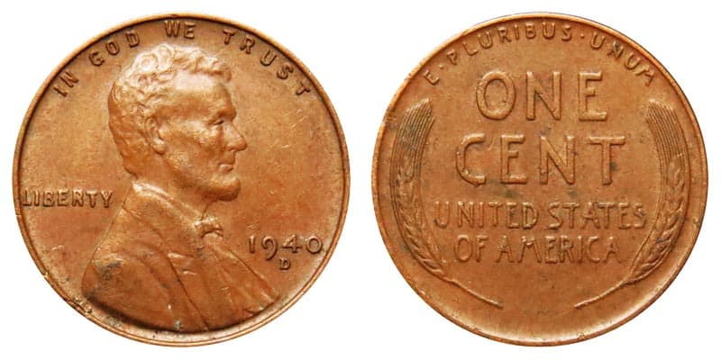 1940 D Wheat Penny Value