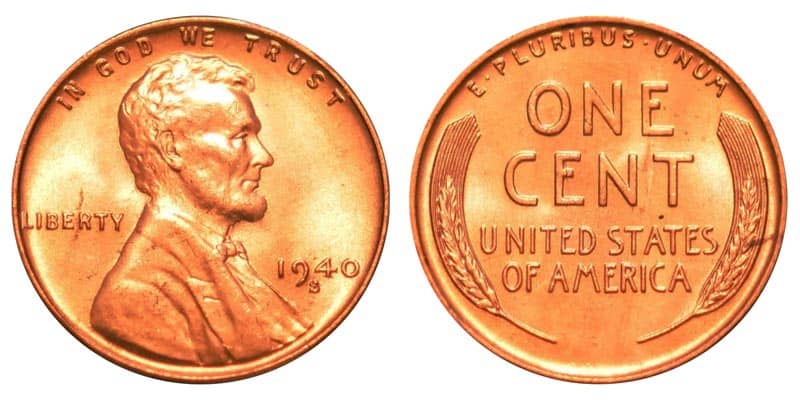 1940 S Wheat Penny Value