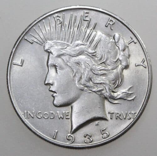 1935 Silver Dollar Error List & Value