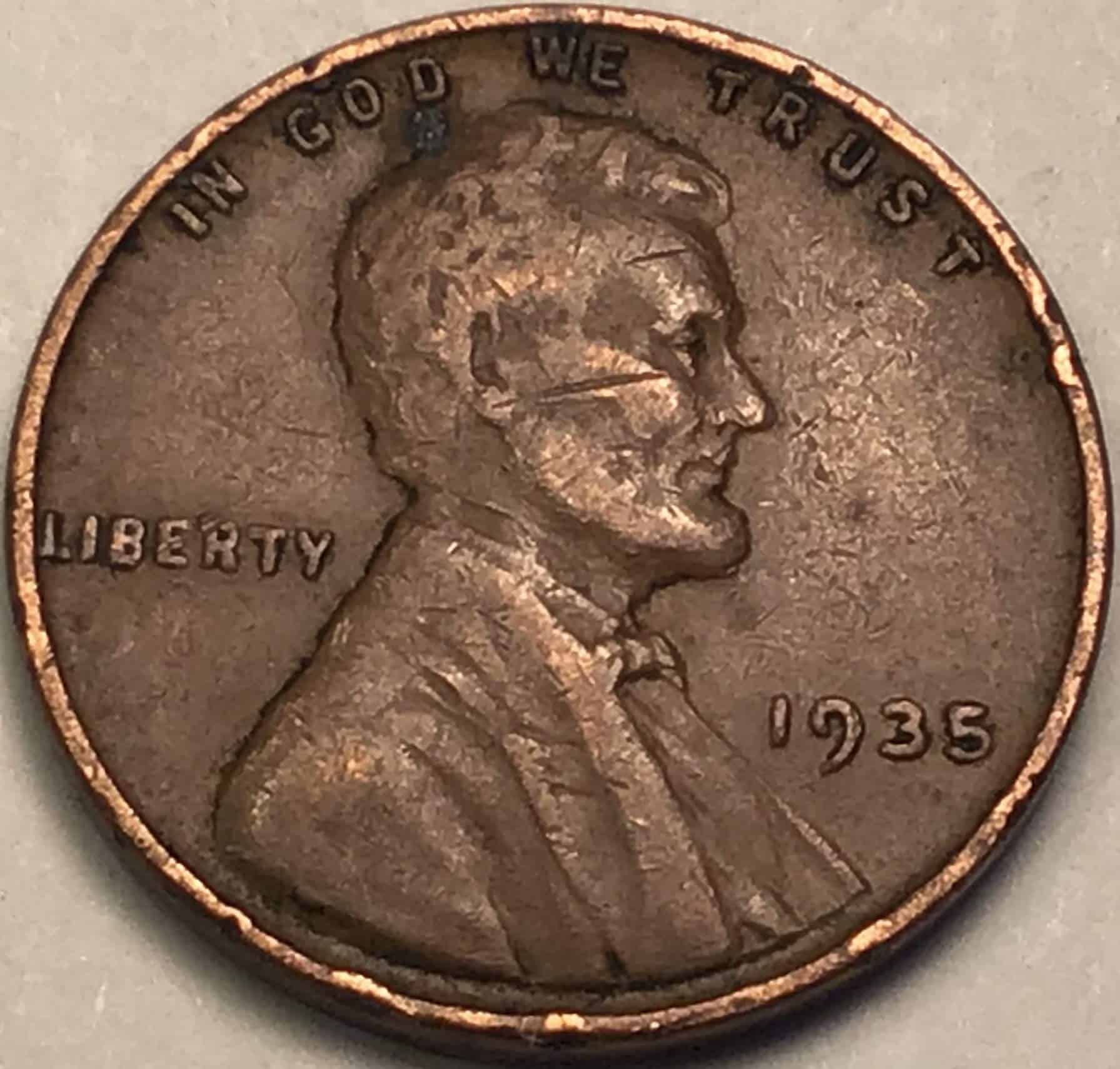 1935 Wheat Penny Error List & Value