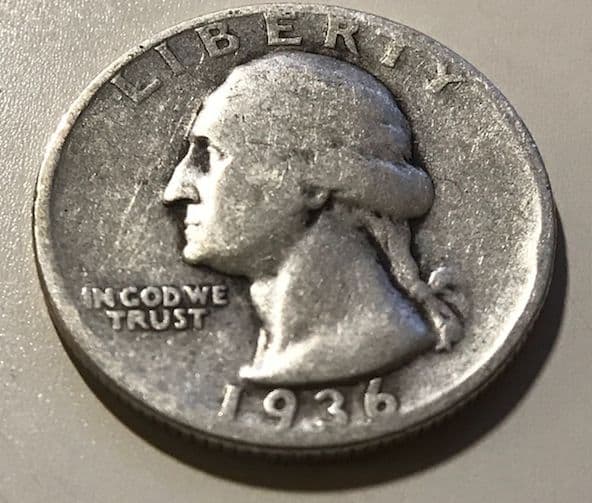 1936 Quarter CUD Error