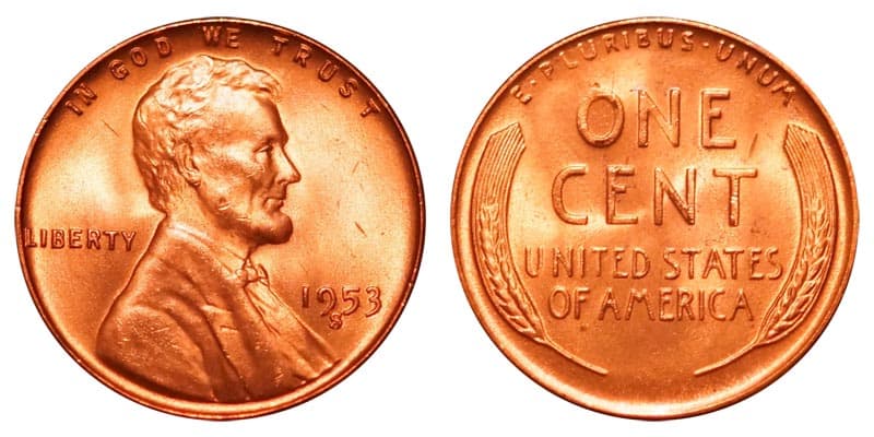 1953 S Wheat Penny Value