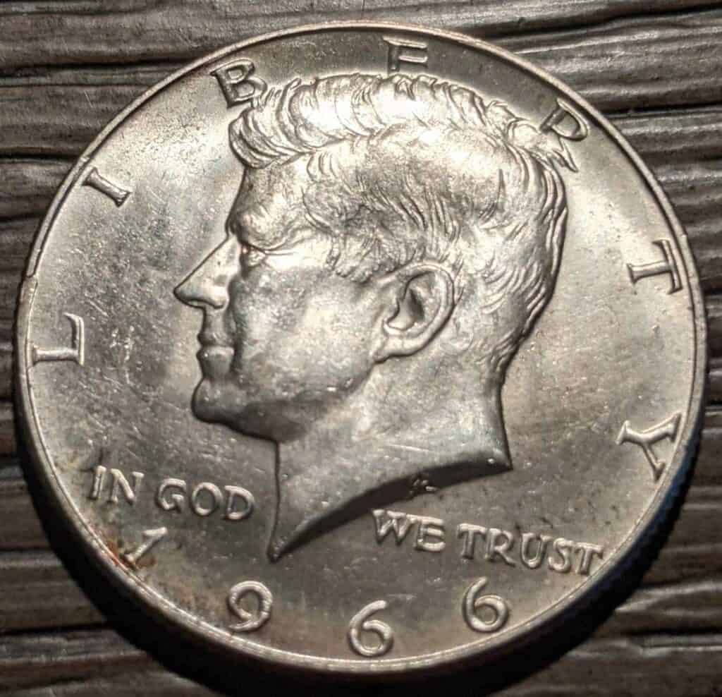 1966 Half Dollar Error List & Value