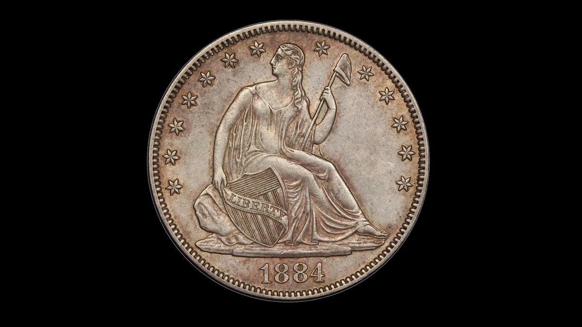 1884 Half Dollar Errors — error coin photographs