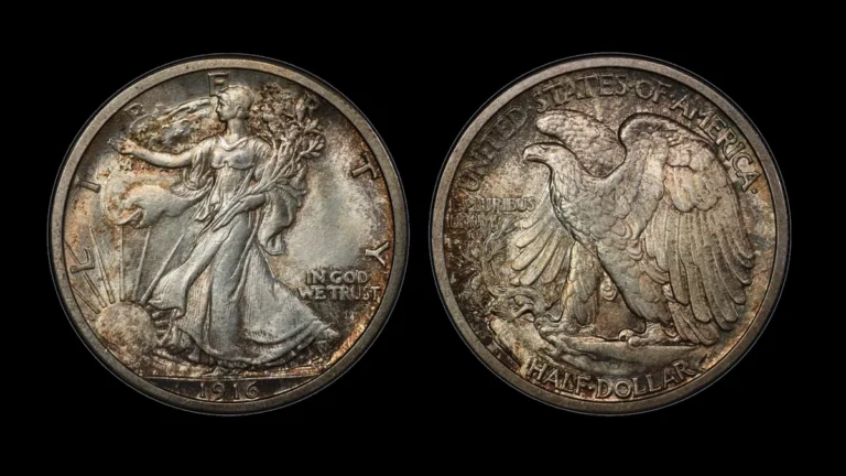 1916 Half Dollar Errors — error coin photographs