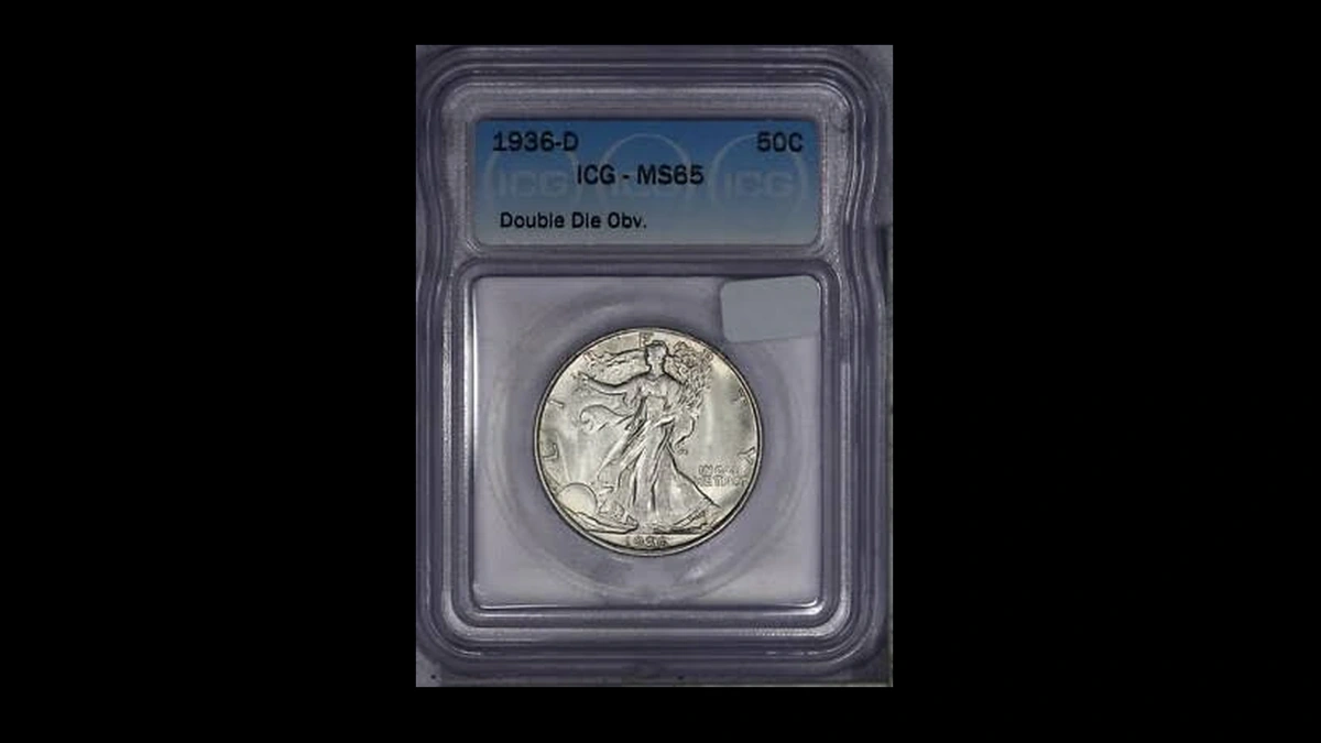 1936 Half Dollar Errors — error coin photographs