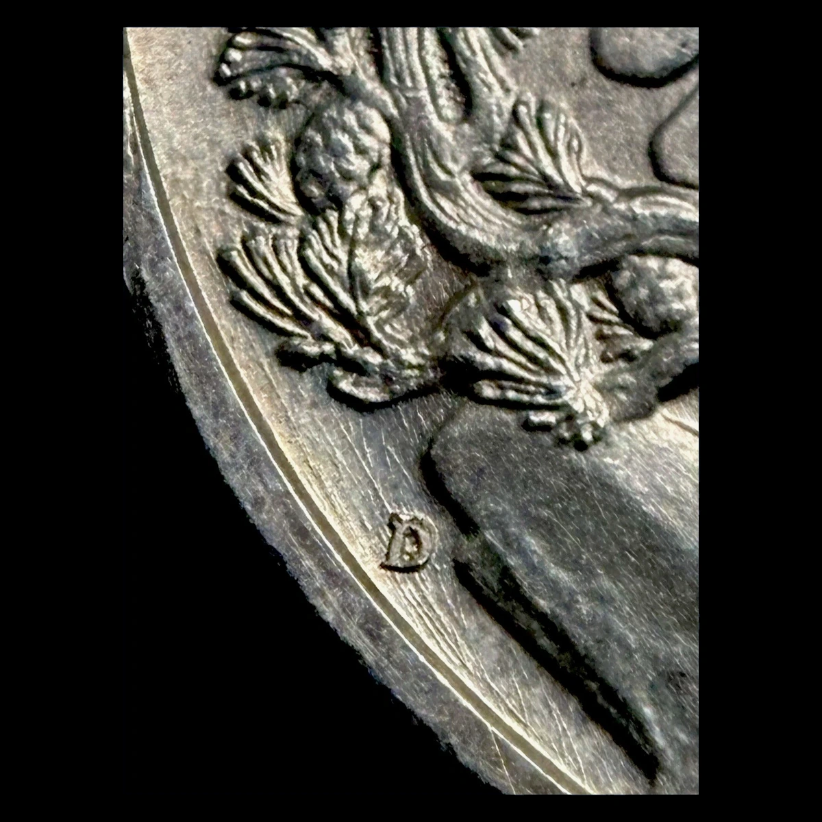 1939 Walking Liberty Half Dollar: Repunched Mintmark
