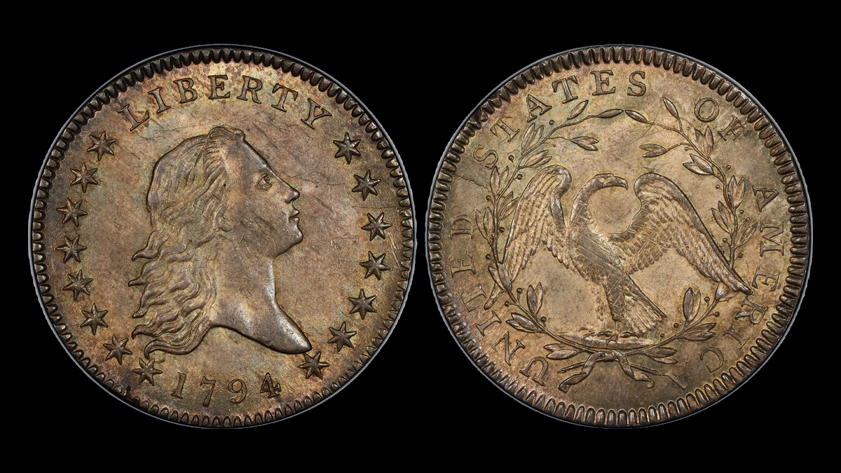 1794 Flowing Hair Half Dollar: Die Crack / Die Chip