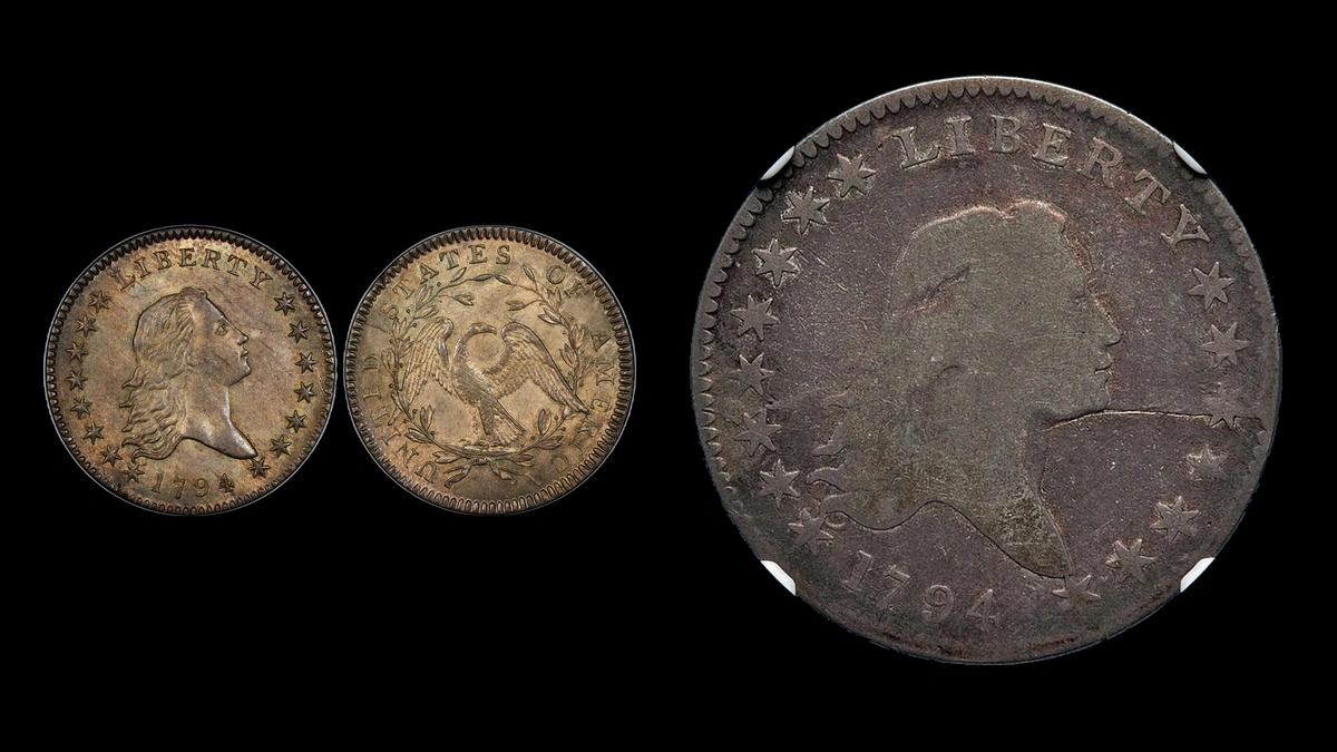 1794 Half Dollar Errors — error coin photographs