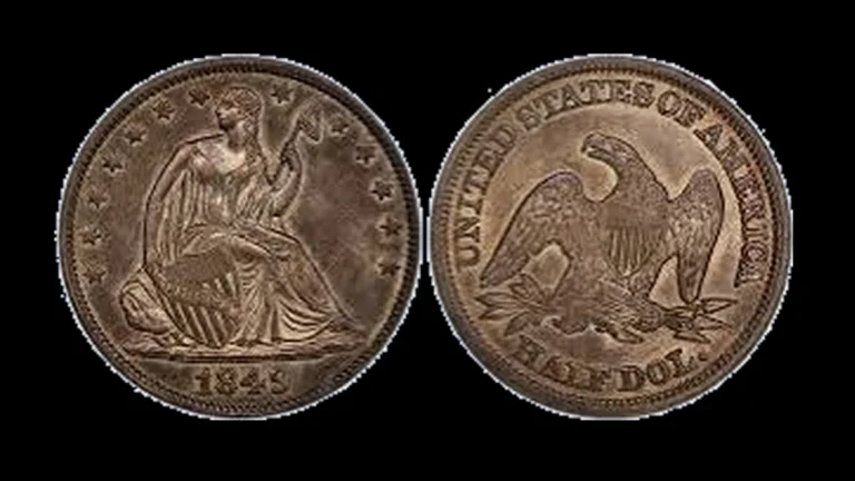 1849 Half Dollar Errors — error coin photographs