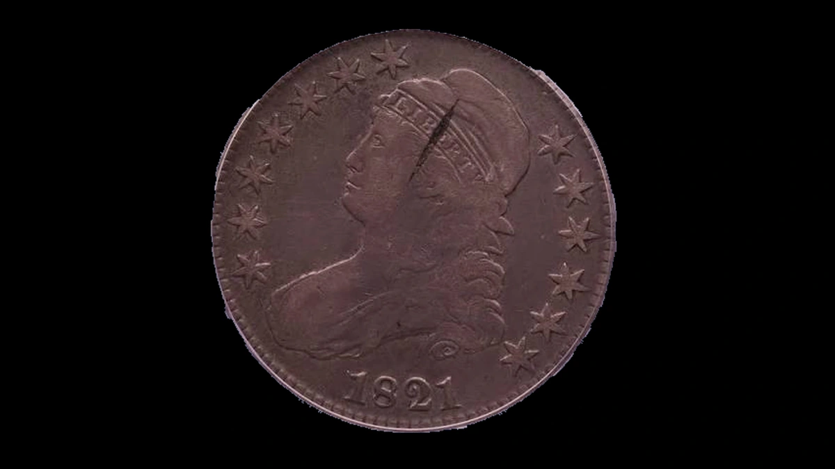 1821 Half Dollar Errors — error coin photographs