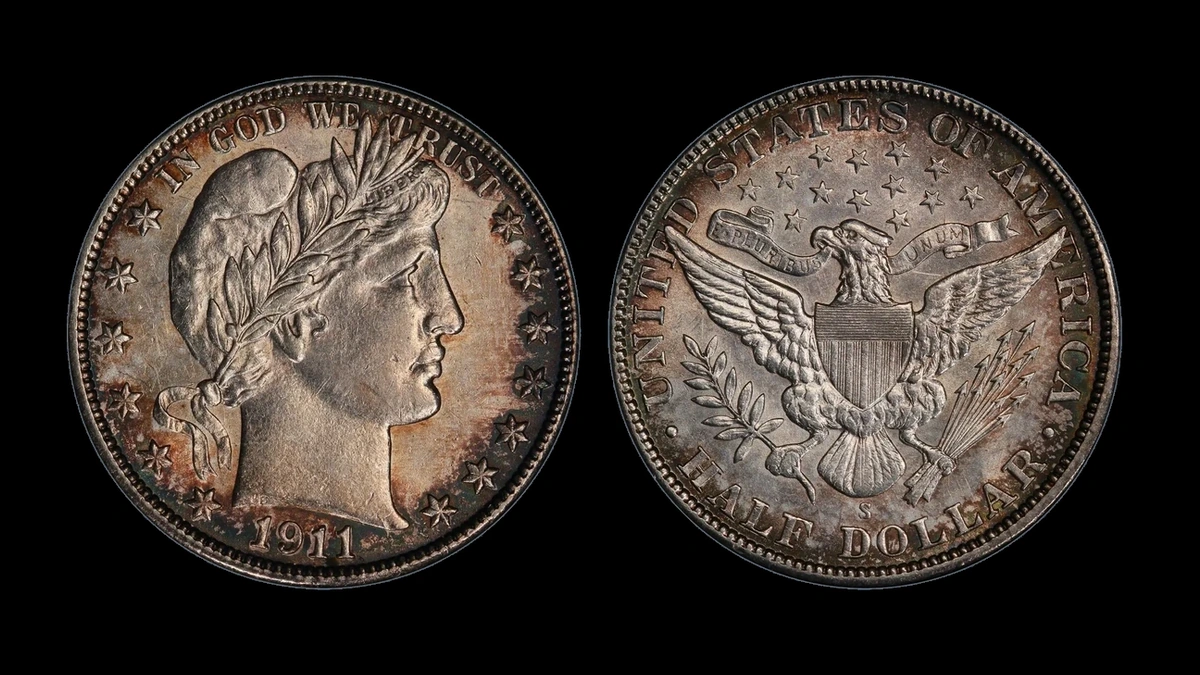 1911 Half Dollar Errors — error coin photographs