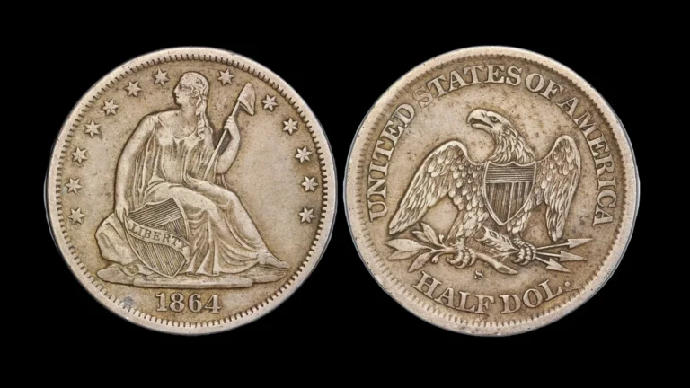 1864 Half Dollar Errors — error coin photographs