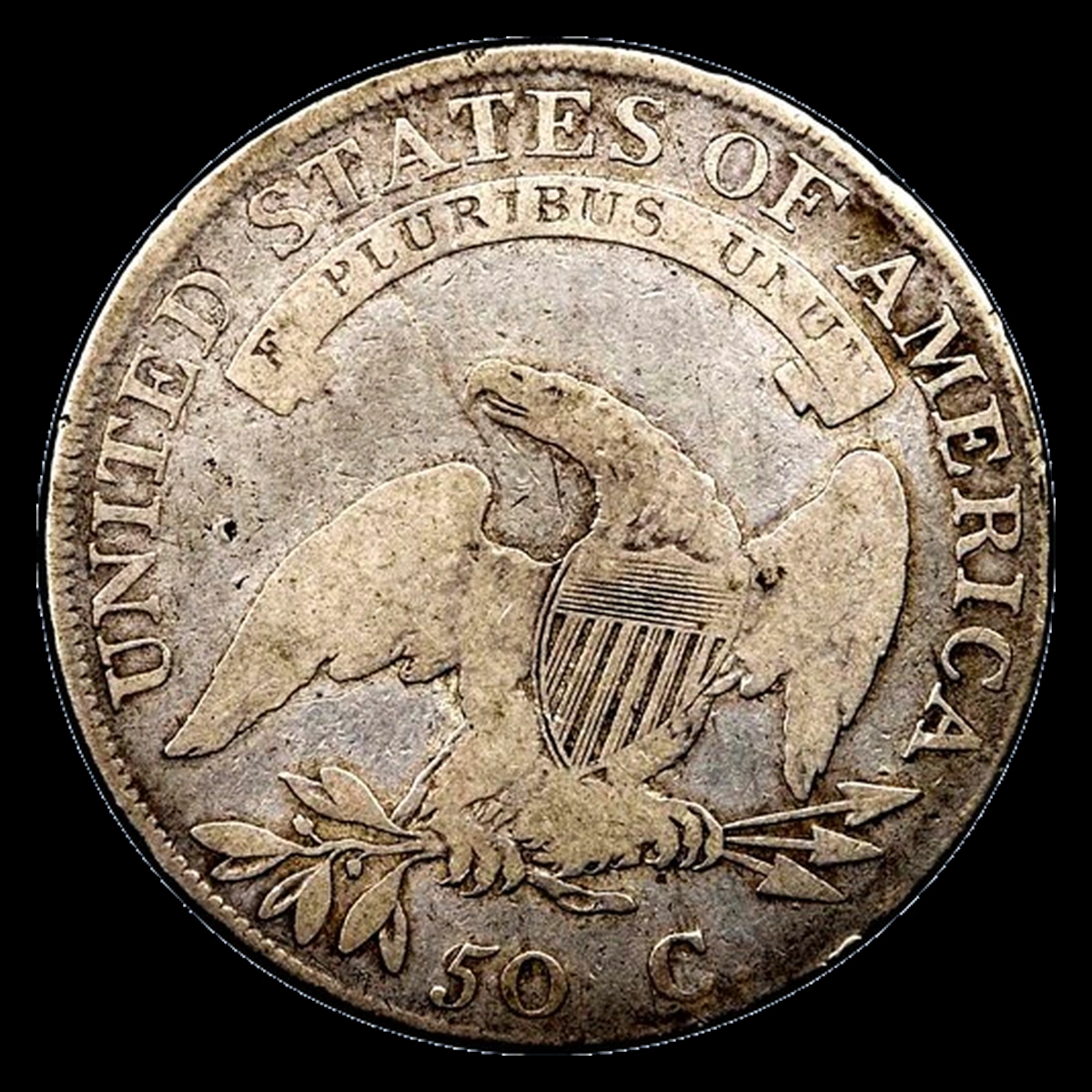 1807 Capped Bust Half Dollar: Repunched Design