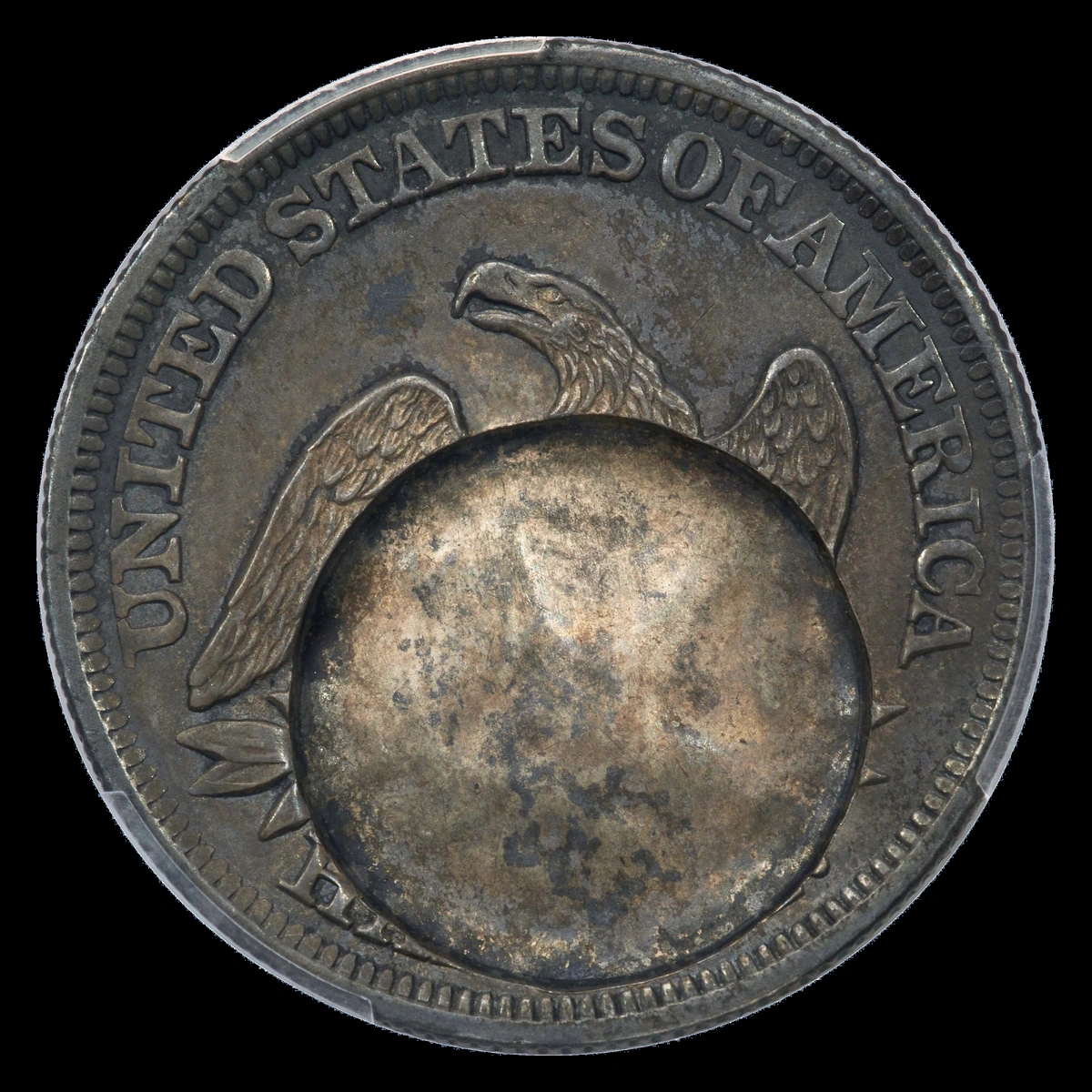 1860 Liberty Seated Half Dollar: Indented Strike