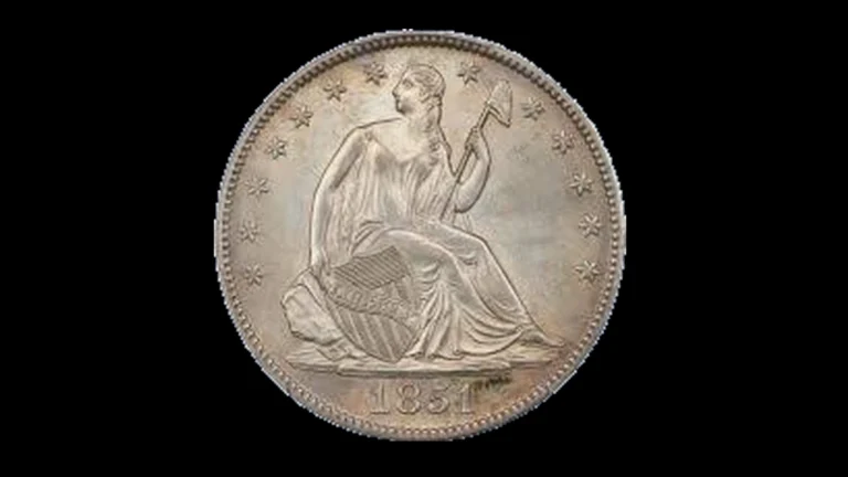1851 Half Dollar Errors — error coin photographs