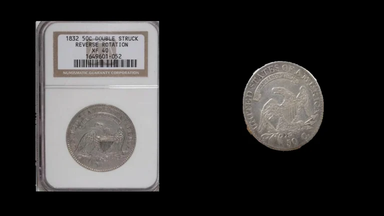 1832 Half Dollar Errors — error coin photographs