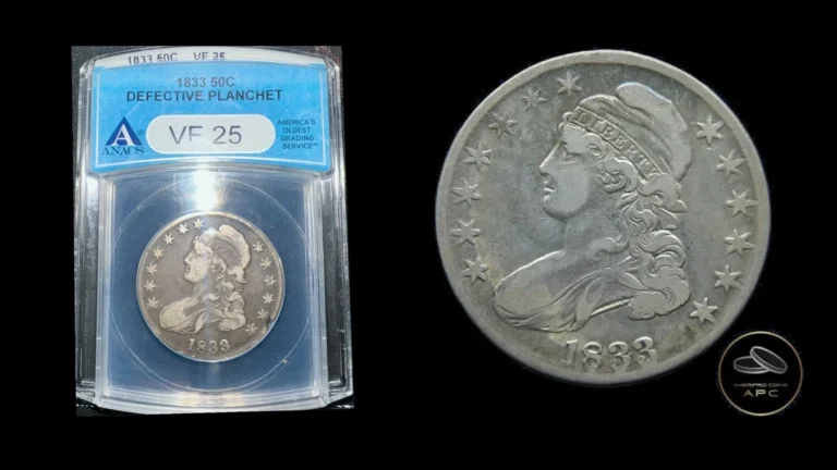 1833 Half Dollar Errors — error coin photographs