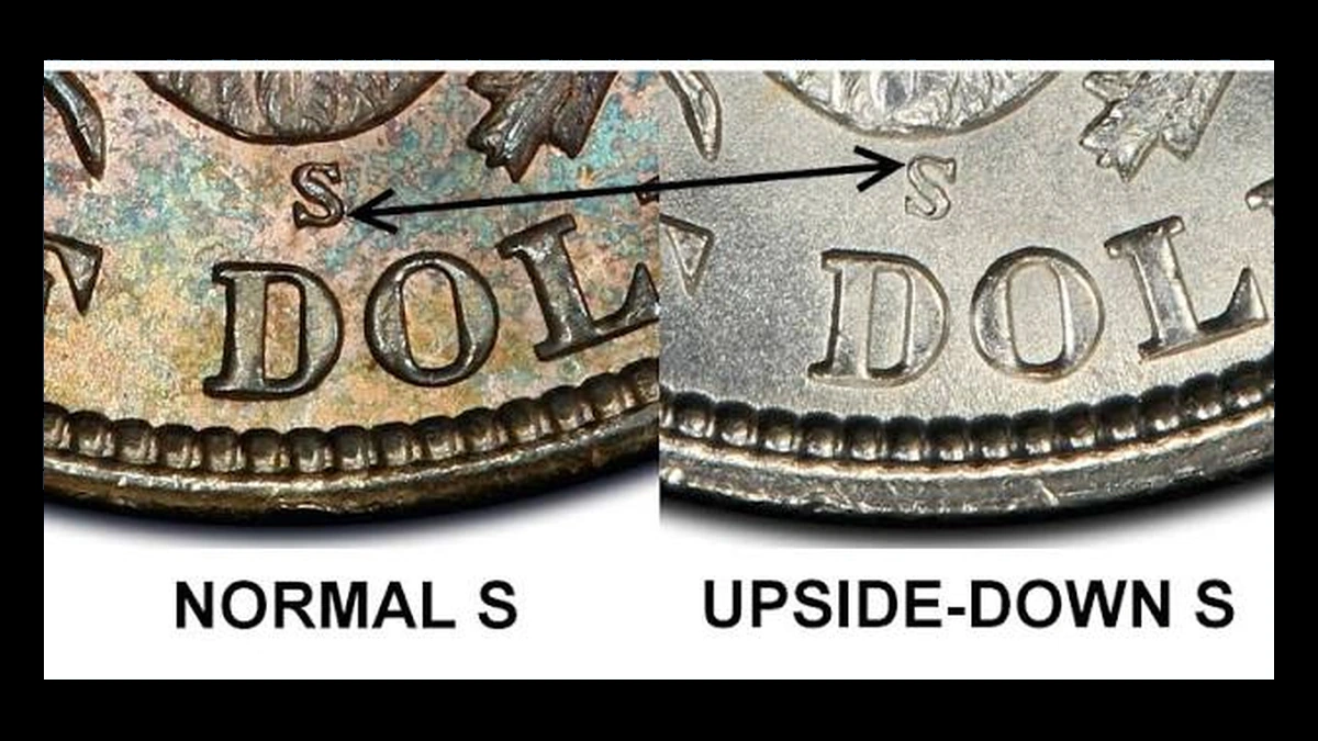 1909 Barber Half Dollar: Inverted Mintmark