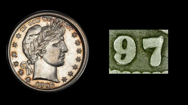 1897 Half Dollar Errors — error coin photographs