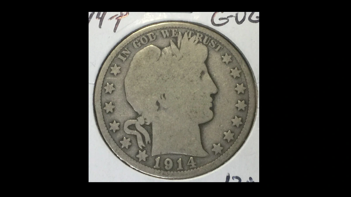 1914 Half Dollar Errors — error coin photographs