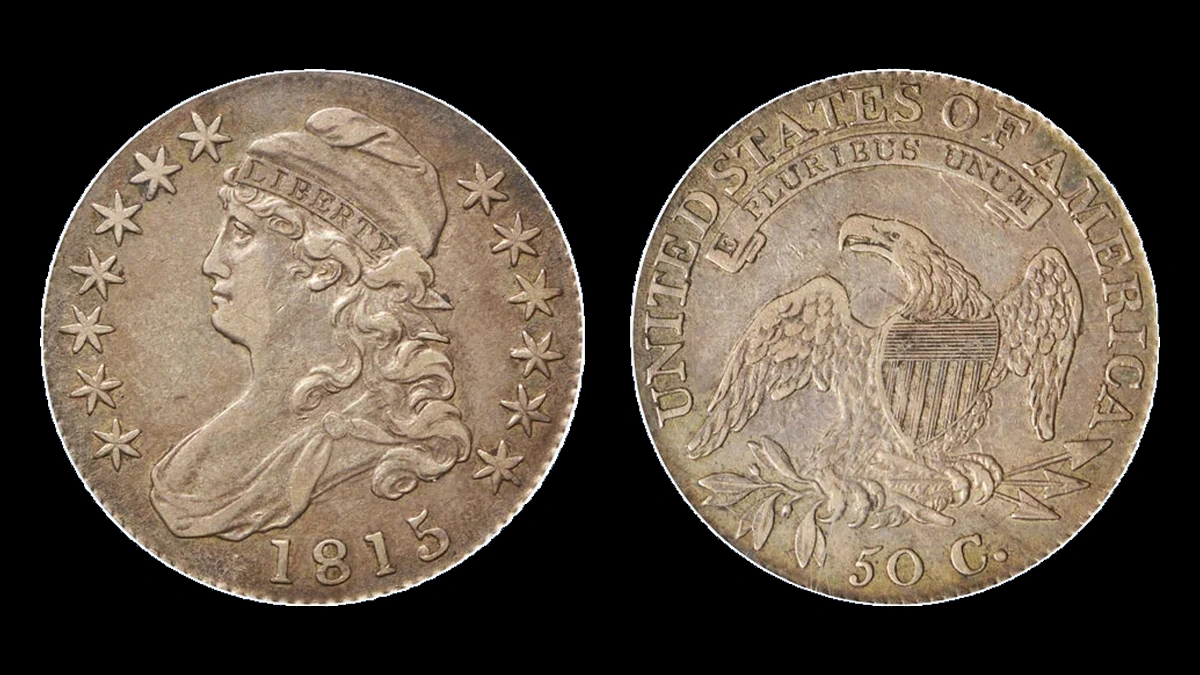 1815 Capped Bust Half Dollar: Overdate
