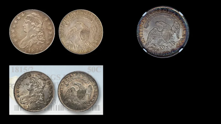 1815 Half Dollar Errors — error coin photographs
