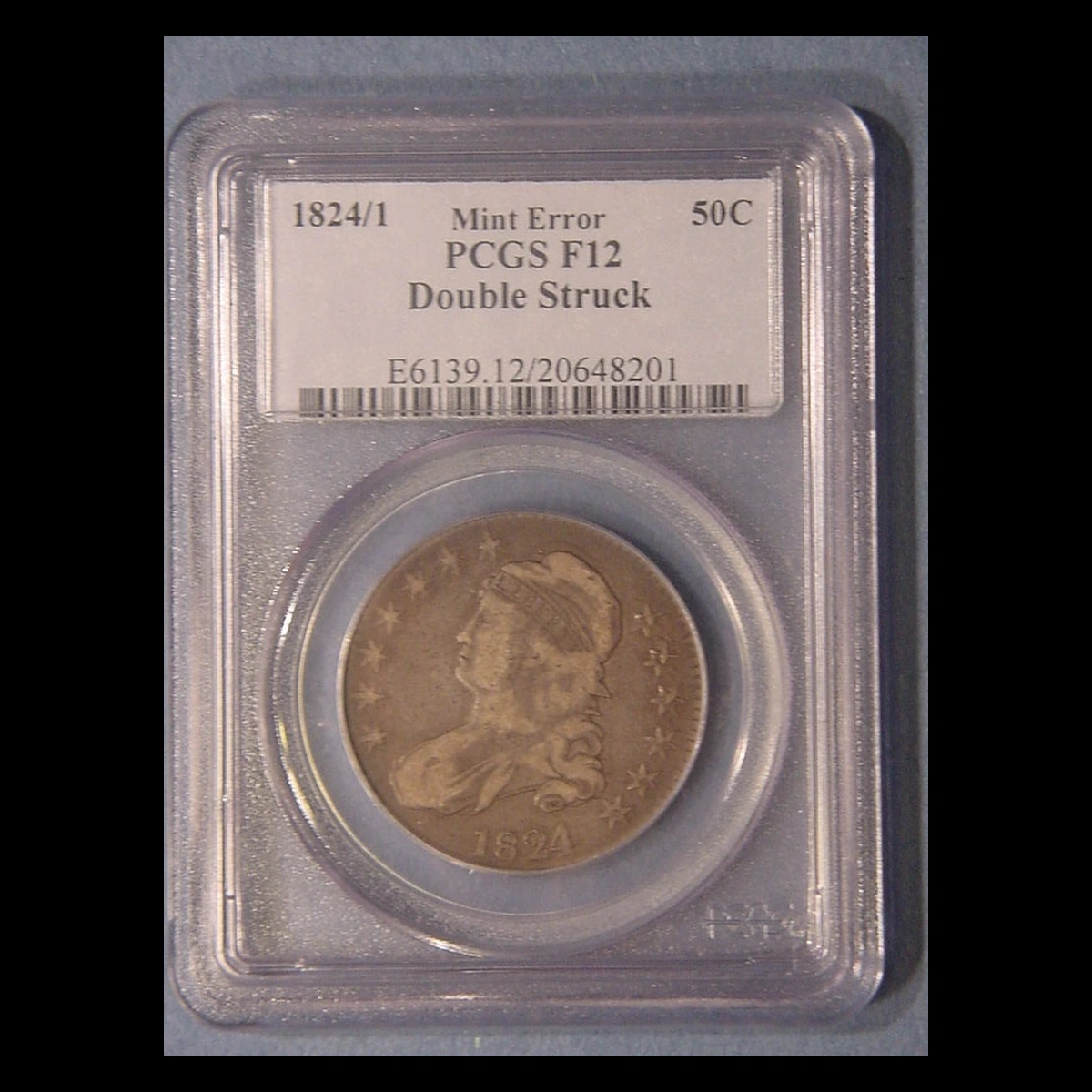 1824 Capped Bust Half Dollar: Double / Multiple Strike