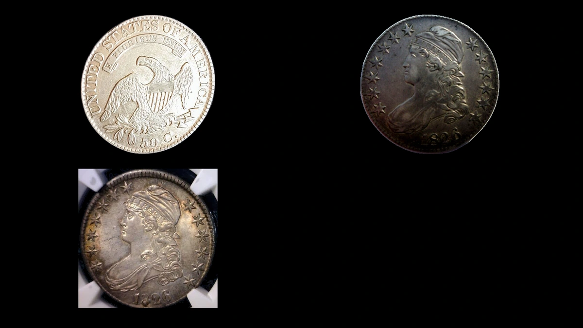 1826 Half Dollar Errors — error coin photographs