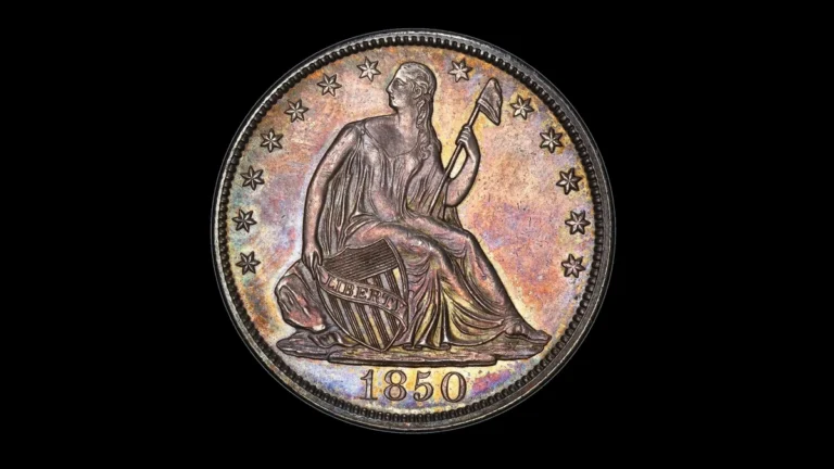 1850 Half Dollar Errors — error coin photographs