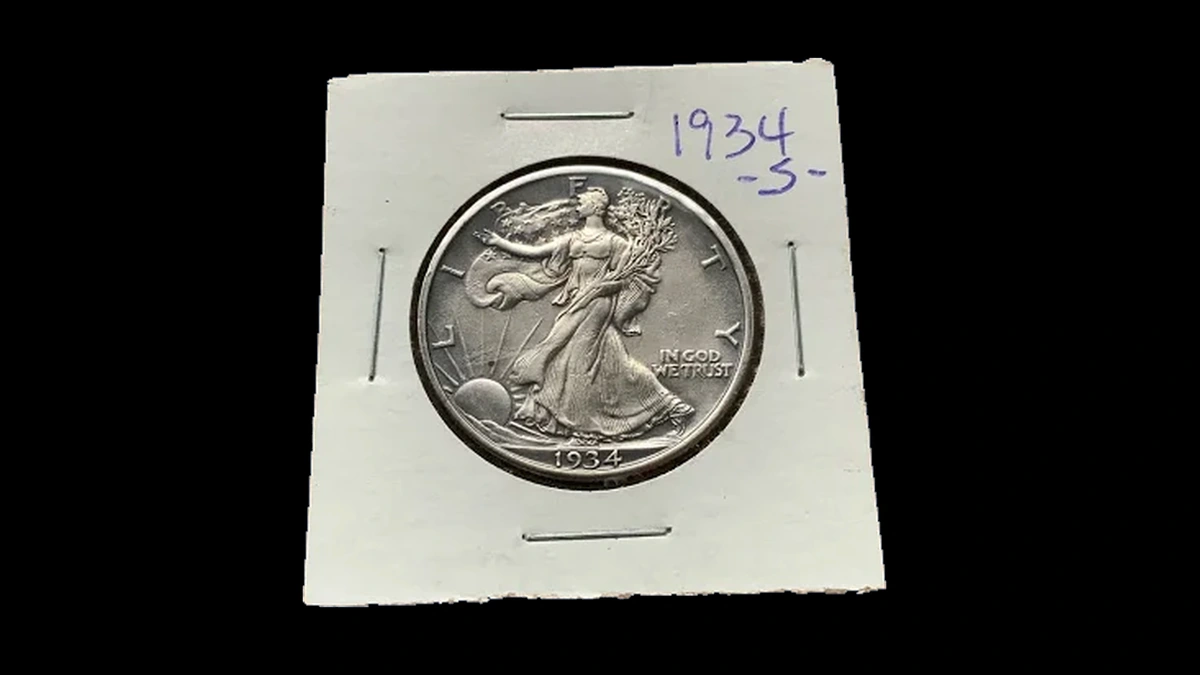 1934 Half Dollar Errors — error coin photographs
