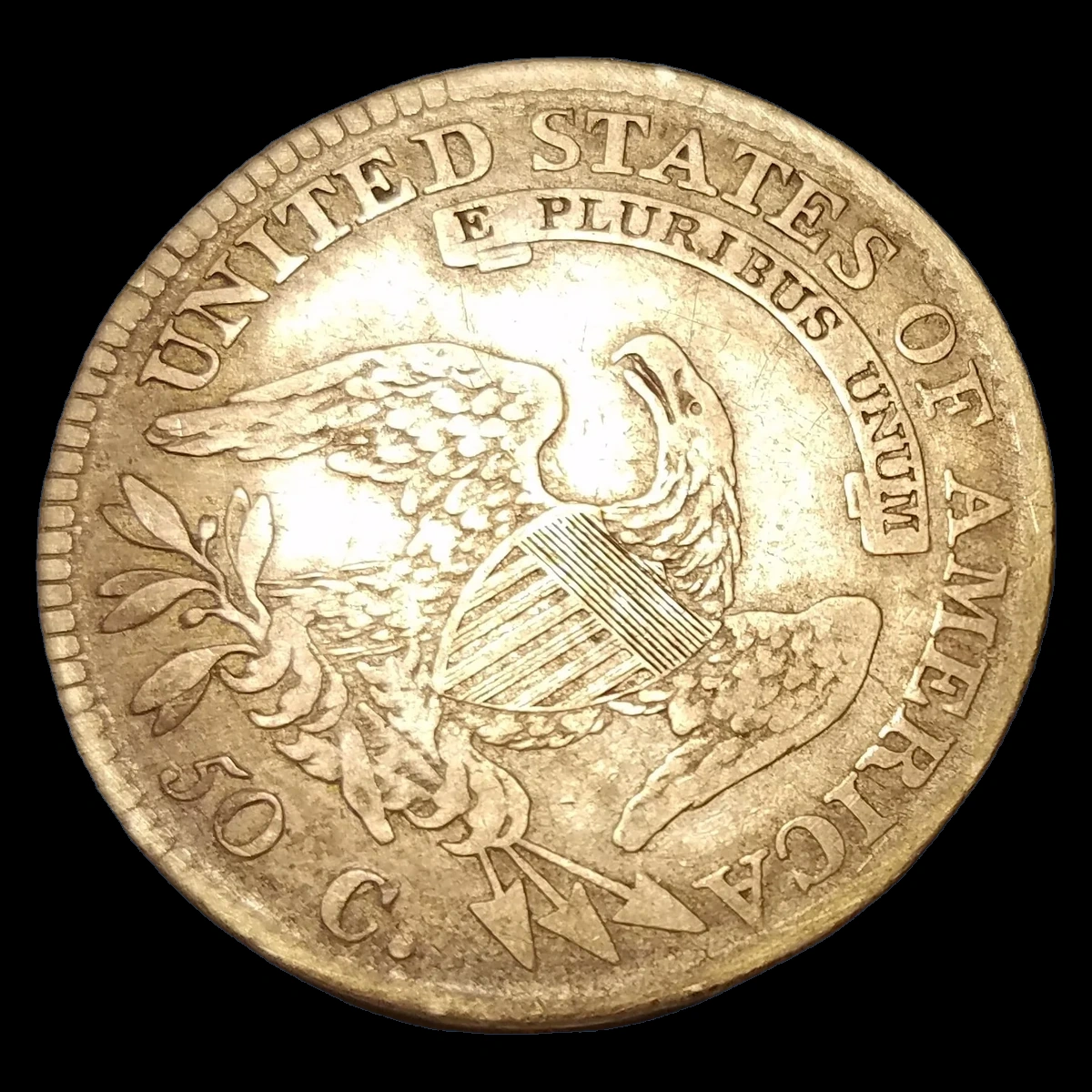 1812 Capped Bust Half Dollar: Rotated Dies