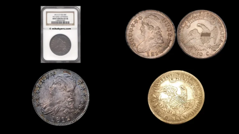 1812 Half Dollar Errors — error coin photographs