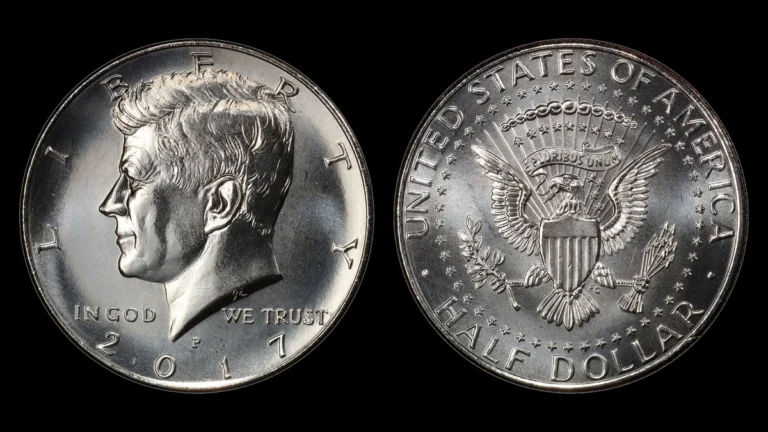 2017-P Kennedy Half Dollar, obverse and reverse