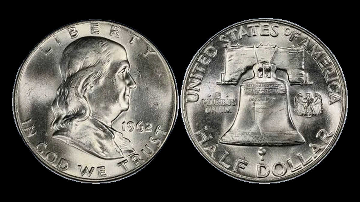 1962 Franklin Half Dollar: Bugs Bunny Die Clash