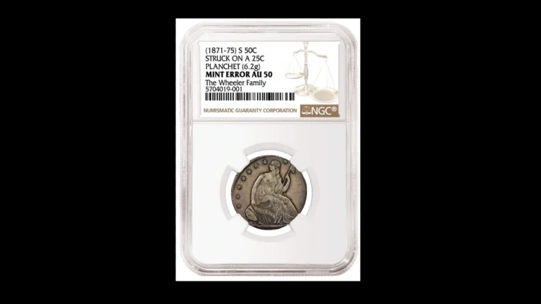 1874 Half Dollar Errors — error coin photographs