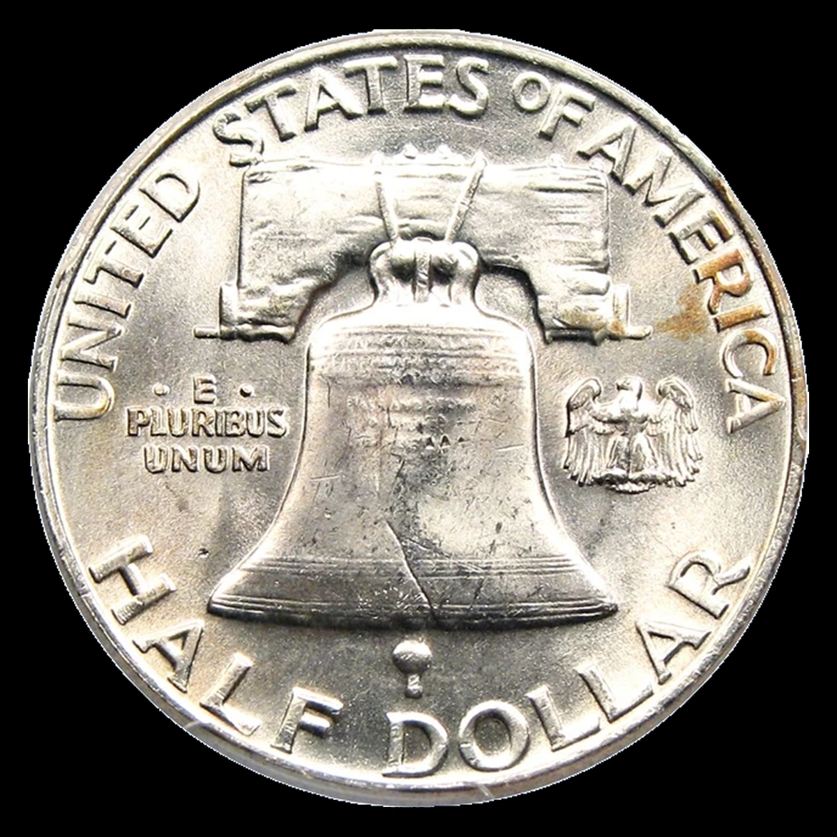 1959 Franklin Half Dollar: Doubled Die Reverse