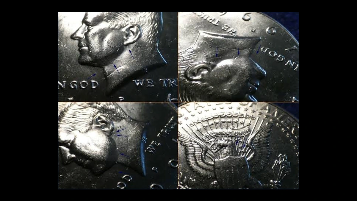 1996 Kennedy Half Dollar: Clashed Dies