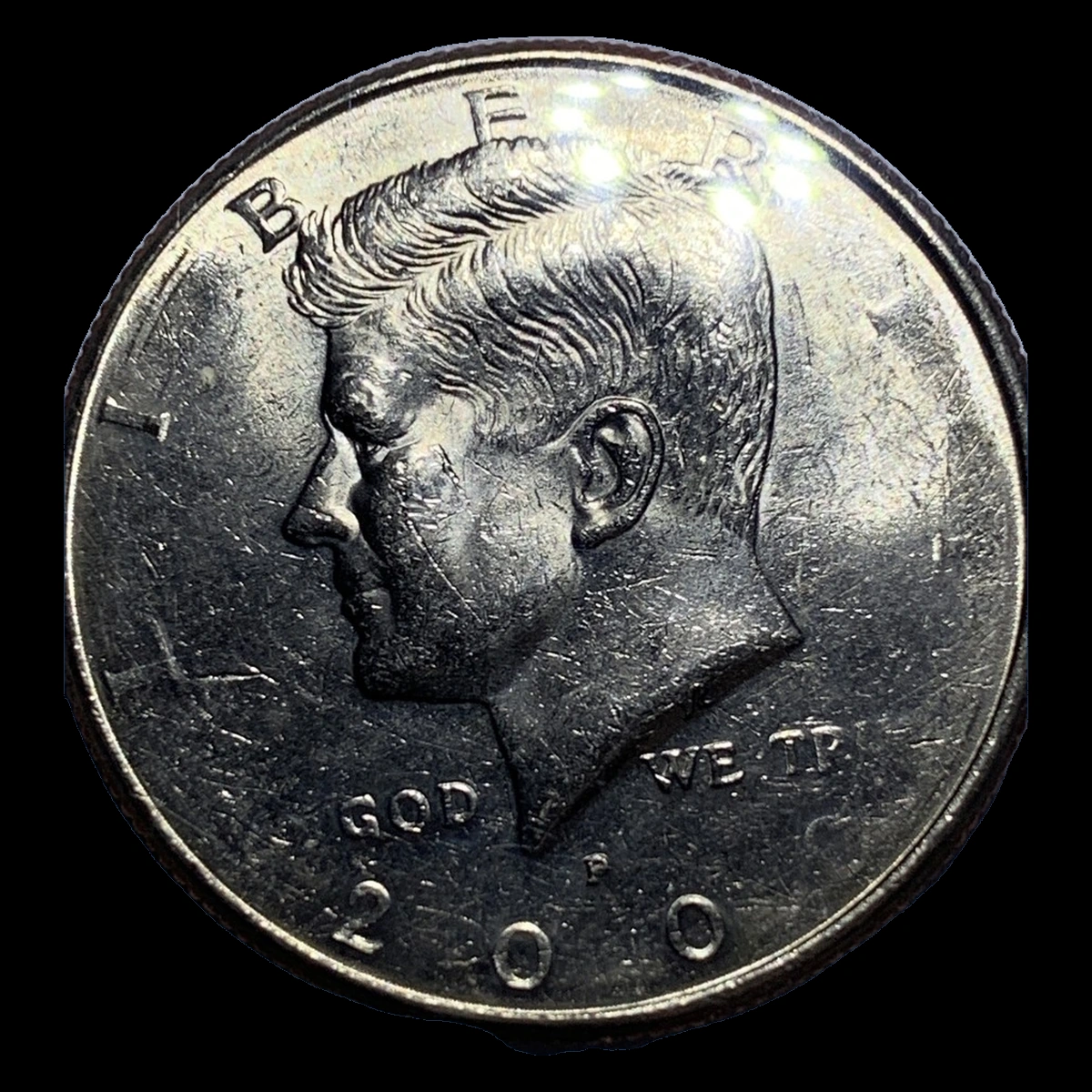 2000 Kennedy Half Dollar: Struck Through