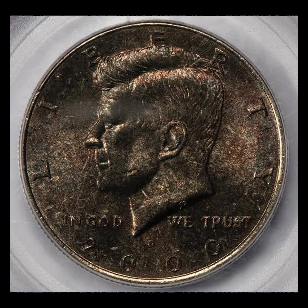 2000 Kennedy Half Dollar: Improper Annealing