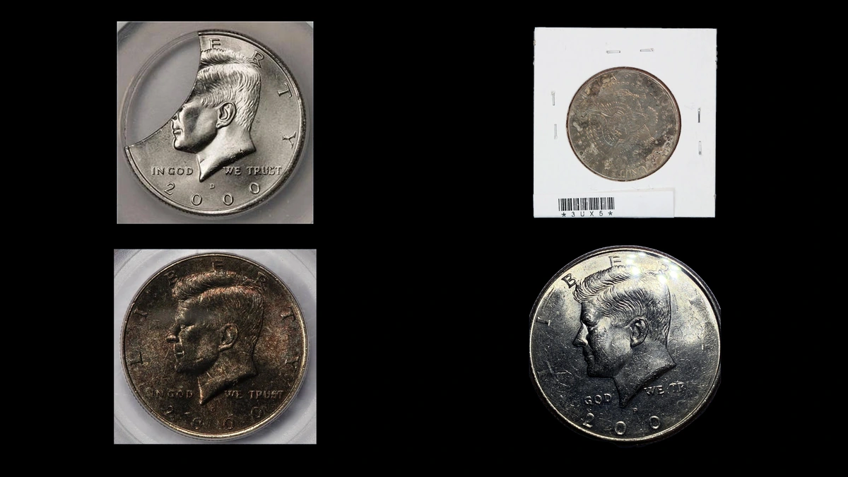 2000 Half Dollar Errors — error coin photographs