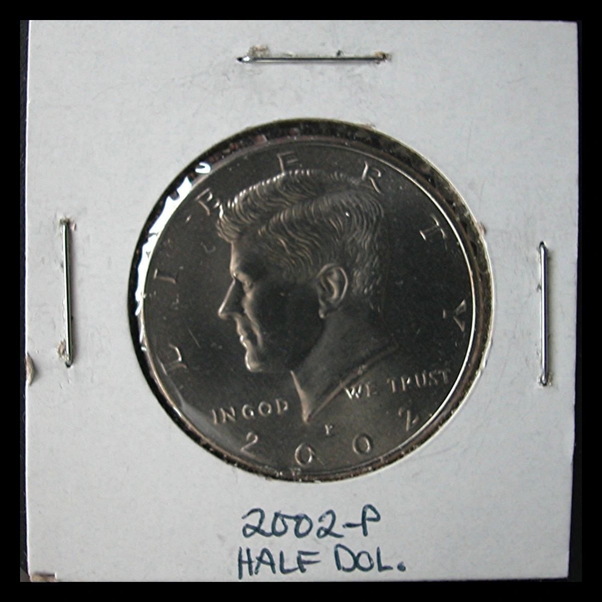 2002 Kennedy Half Dollar: Die Crack / Die Chip
