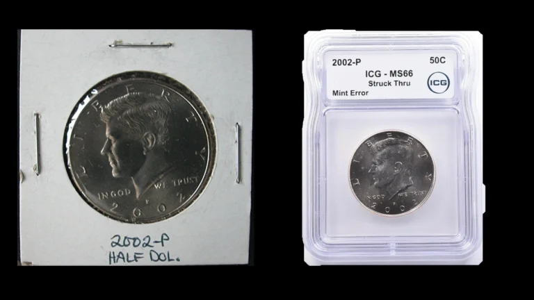 2002 Half Dollar Errors — error coin photographs