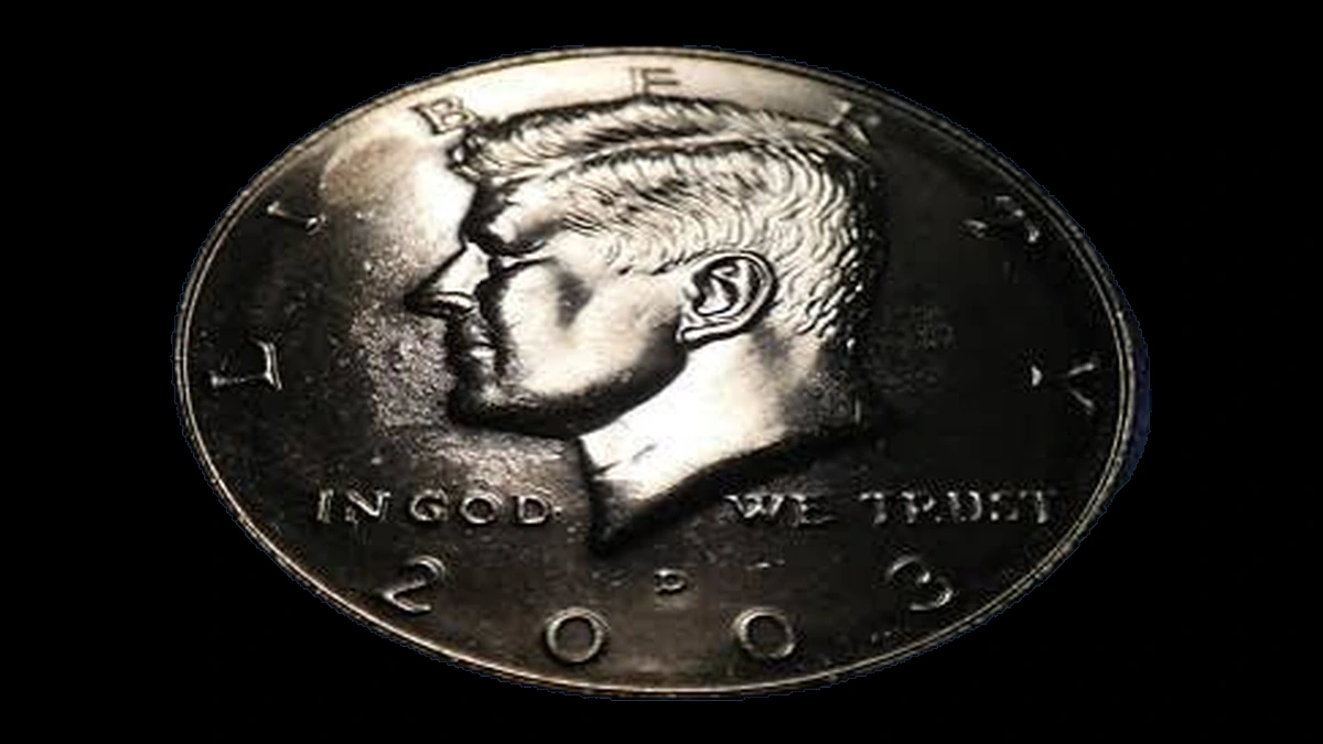 2003 Kennedy Half Dollar: Struck-Through Error