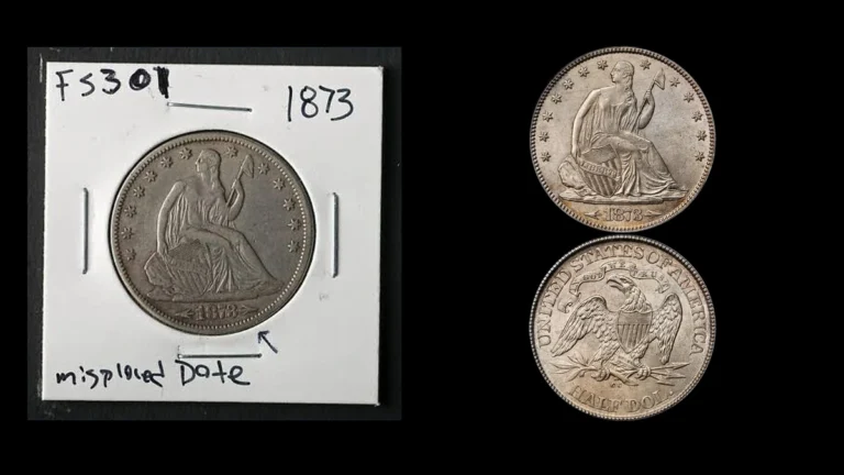 1873 Half Dollar Errors — error coin photographs
