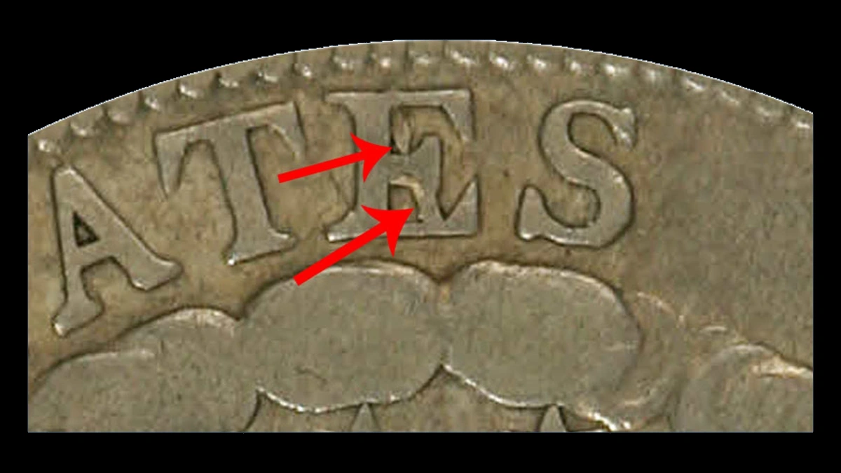 1806 Draped Bust Half Dollar: Repunched Design