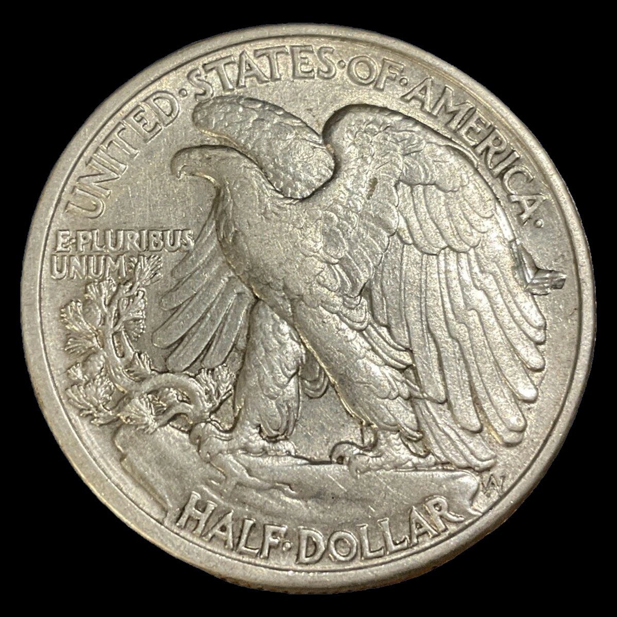 1940 Walking Liberty Half Dollar: Lamination / Split Planchet