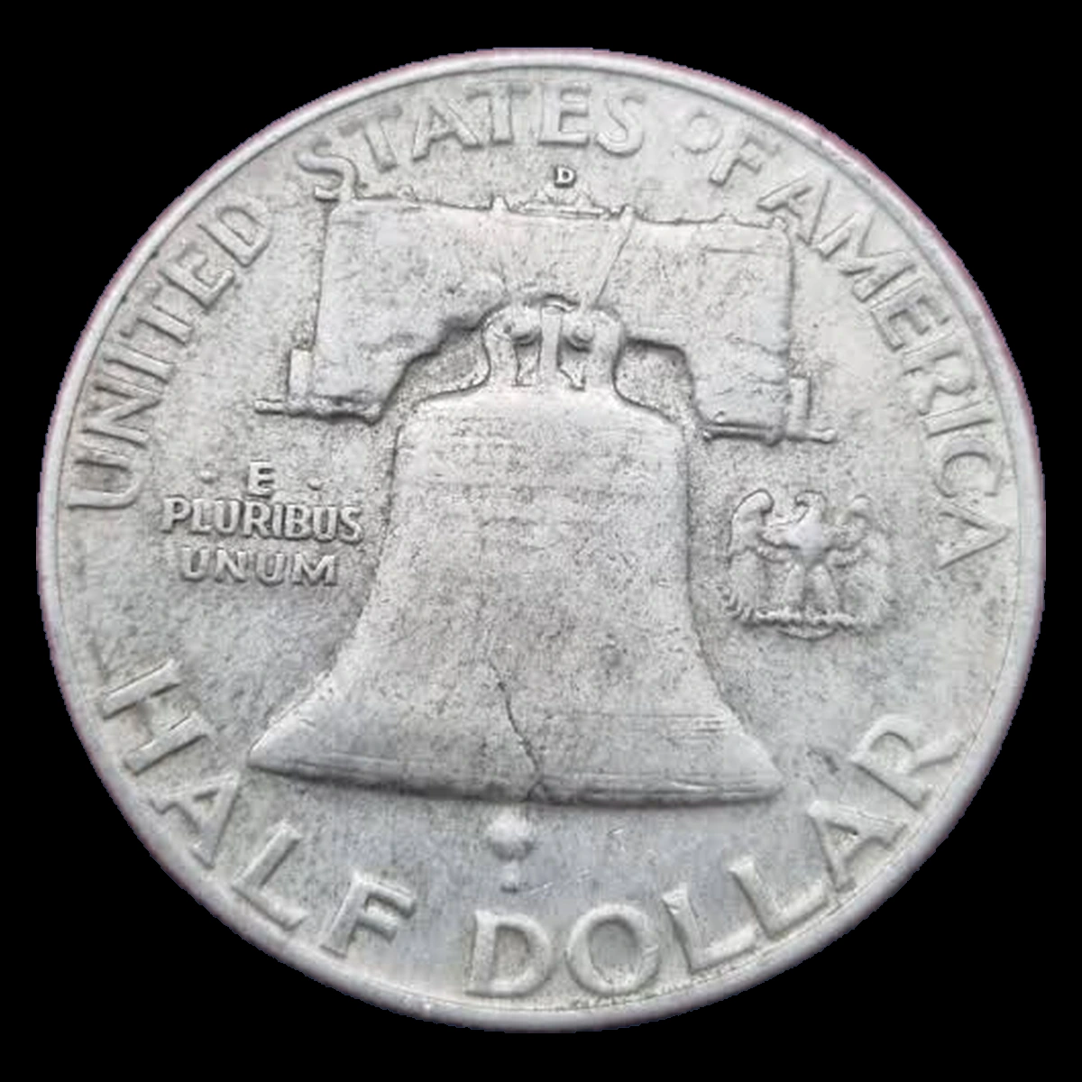 1957 Franklin Half Dollar: Lamination