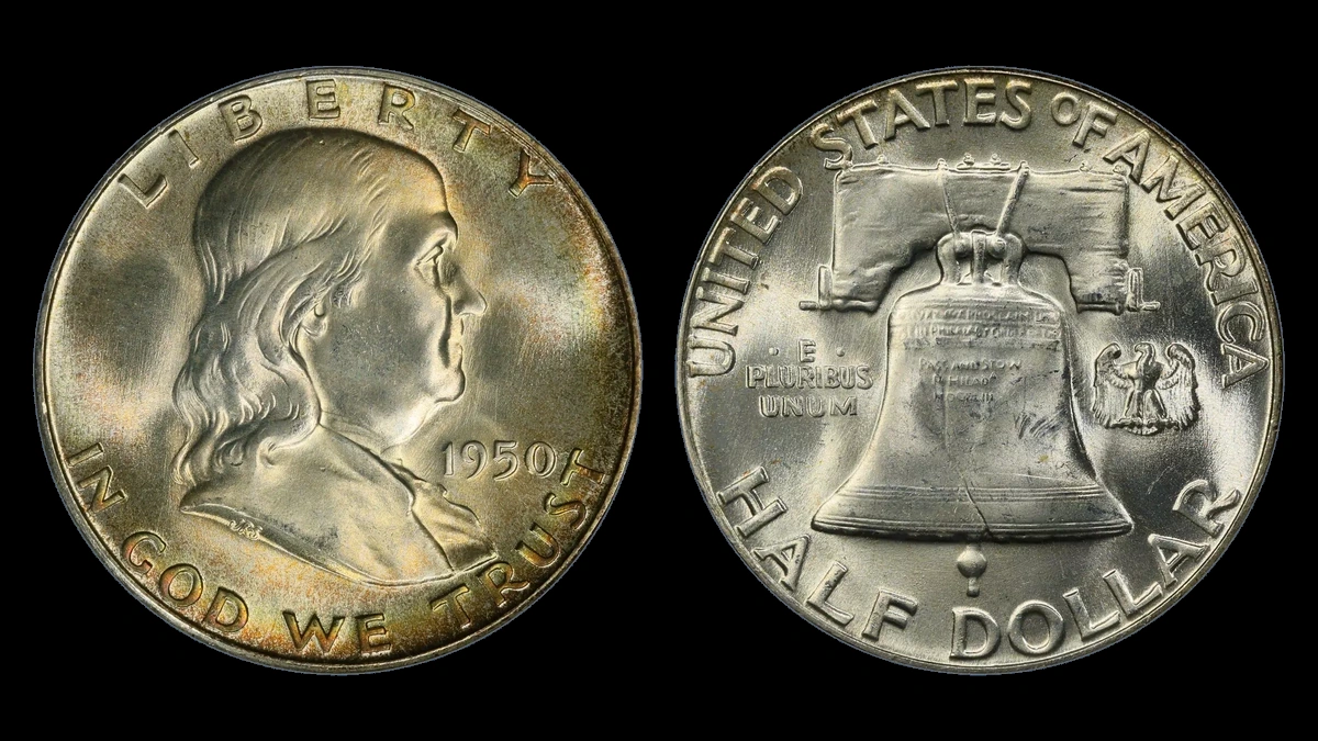1950 "Bugs Bunny" FS-401 Franklin Half Dollar