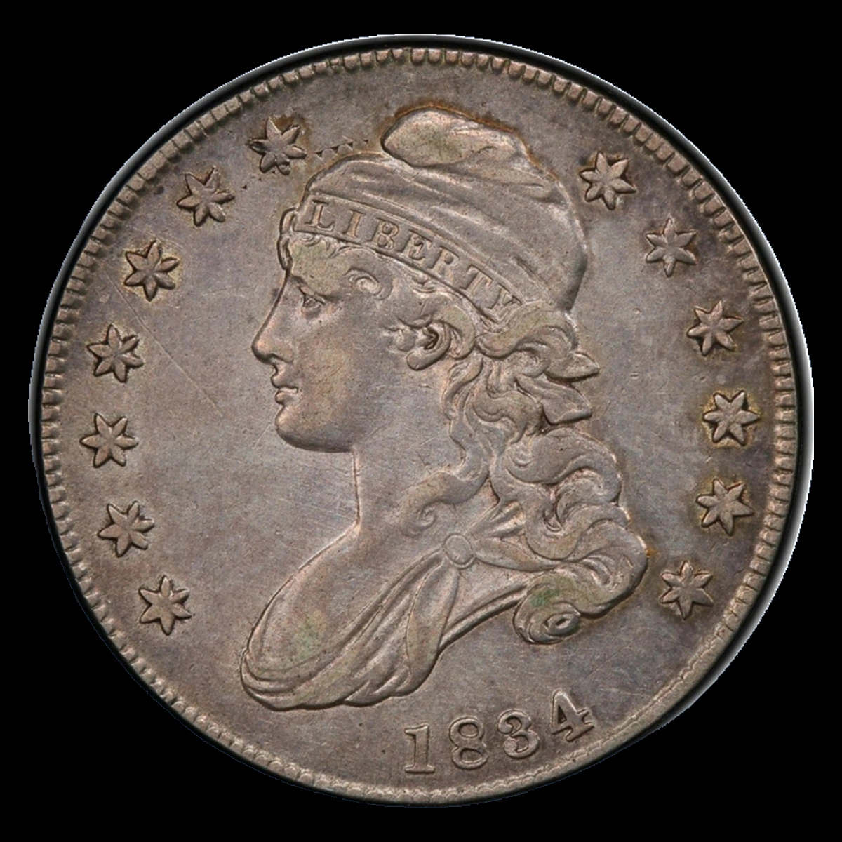 1834 Capped Bust Half Dollar: Multiple Strike